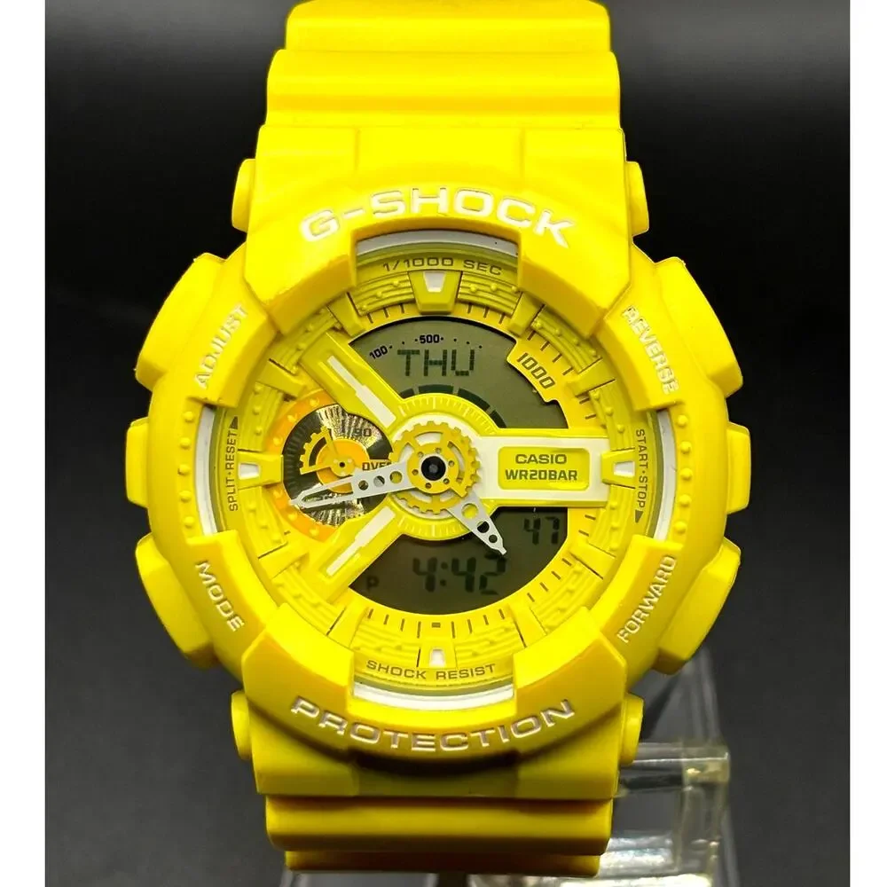 Casio G-Shock GA-110BC-9A Yellow Men's Analog Digital Watch